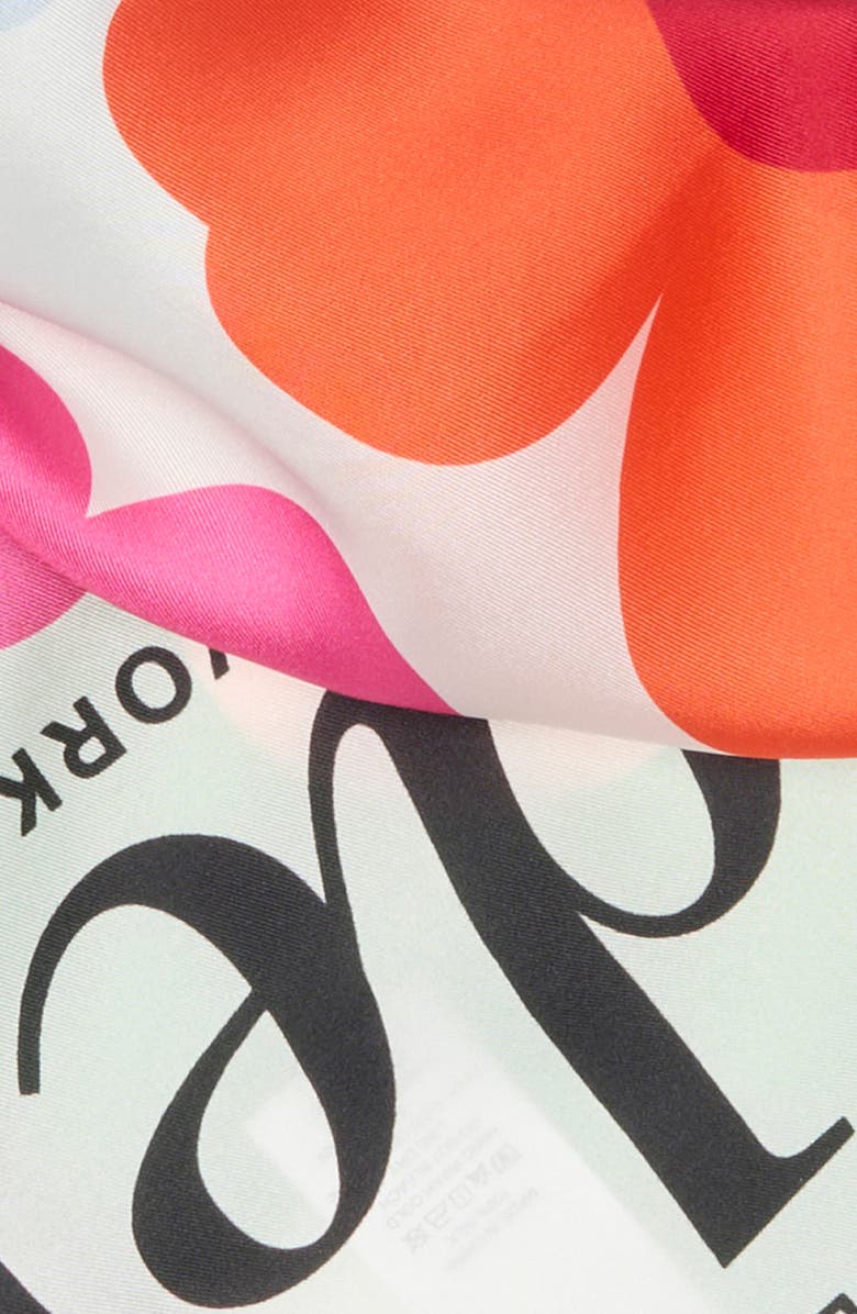 Kate Spade New York magazine silk square scarf, Alternate, color,