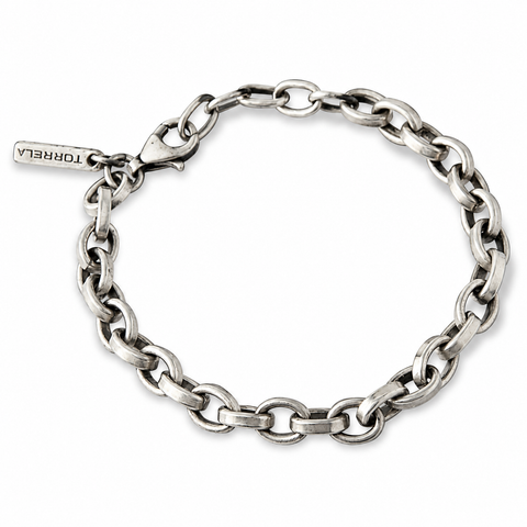 7mm Silver Link Bracelet