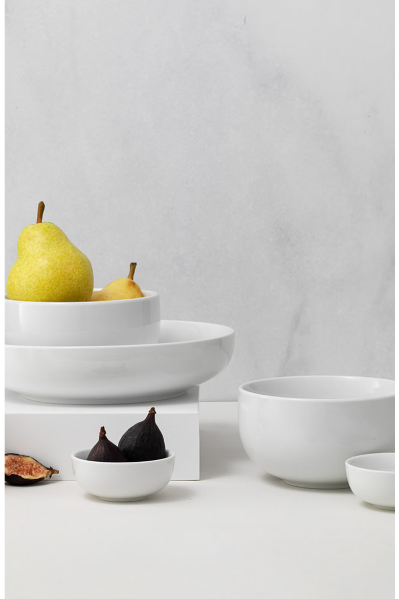 Ceramic Cereal Bowls, Alternate, color, White
