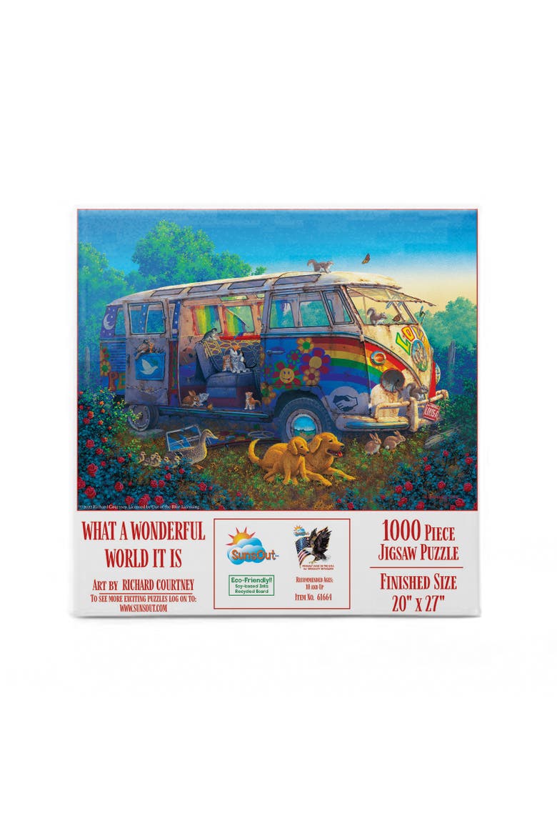 What a Wonderful World it is 1000 piece Jigsaw Puzzle for Adults, Alternate, color, Multicolor