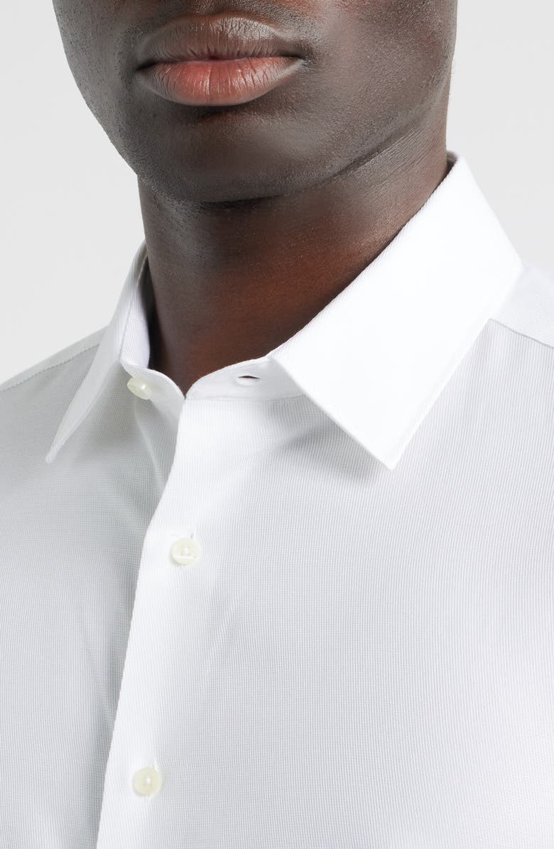 Canali Regular Fit Dress Shirt, Alternate, color, White