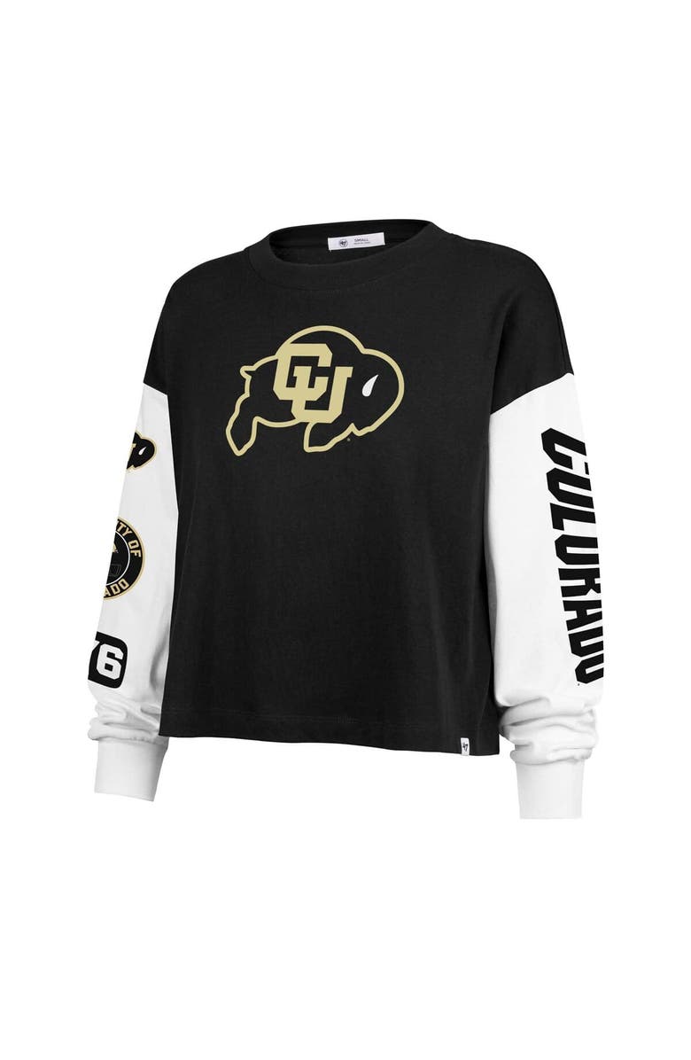 '47 Women's '47 Black Colorado Buffaloes Sydney Long Sleeve T-Shirt, Alternate, color, Black