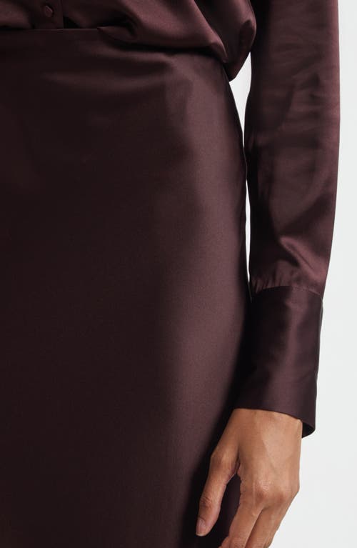 Veronica Beard Medina Silk Blend Maxi Skirt In Brown