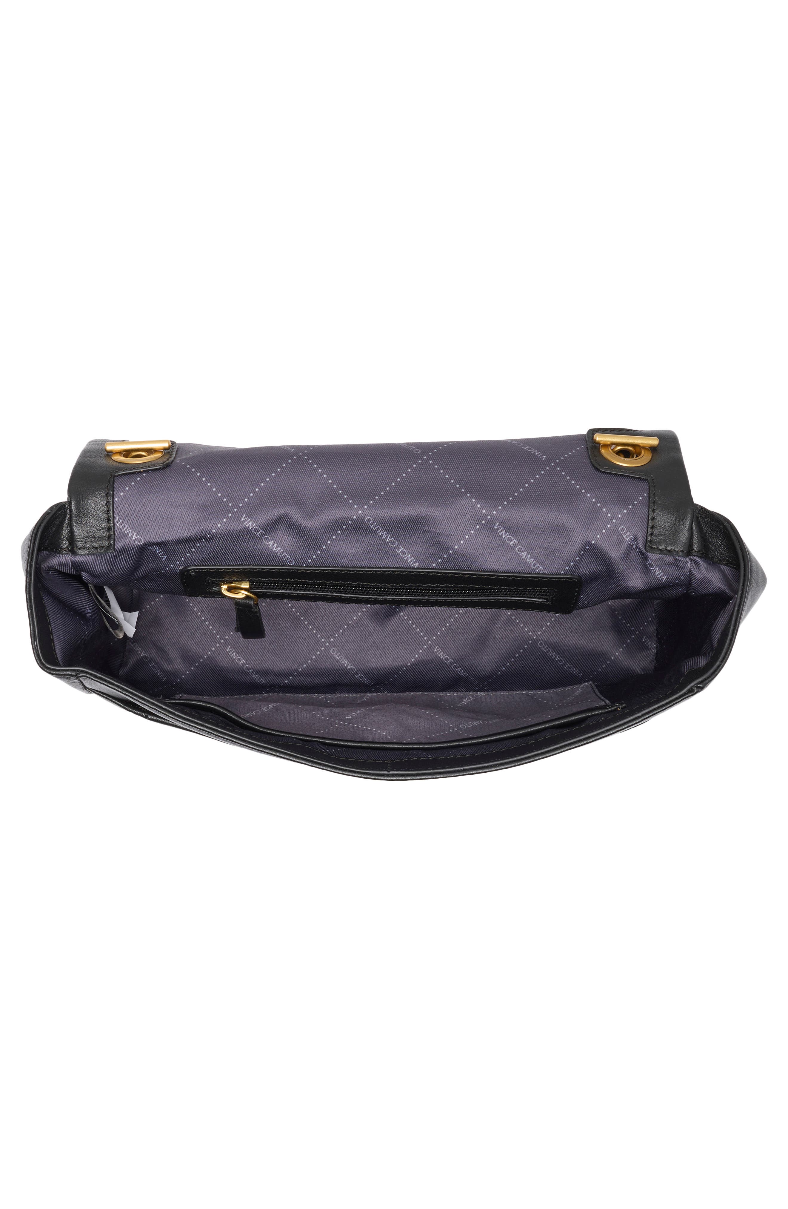 Mylah Napa Leather Shoulder Bag, Alternate, color, BLACK KOREAN NAPPA LE