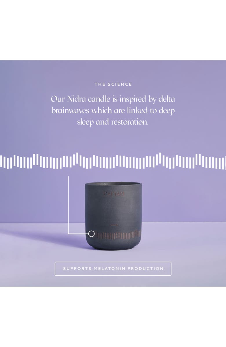 Caftari Nidra Sleep Candle, Alternate, color, Charcoal