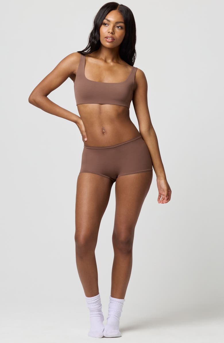 Florence by Mills Soft Flex Boy Short, Alternate, color, Chestnut