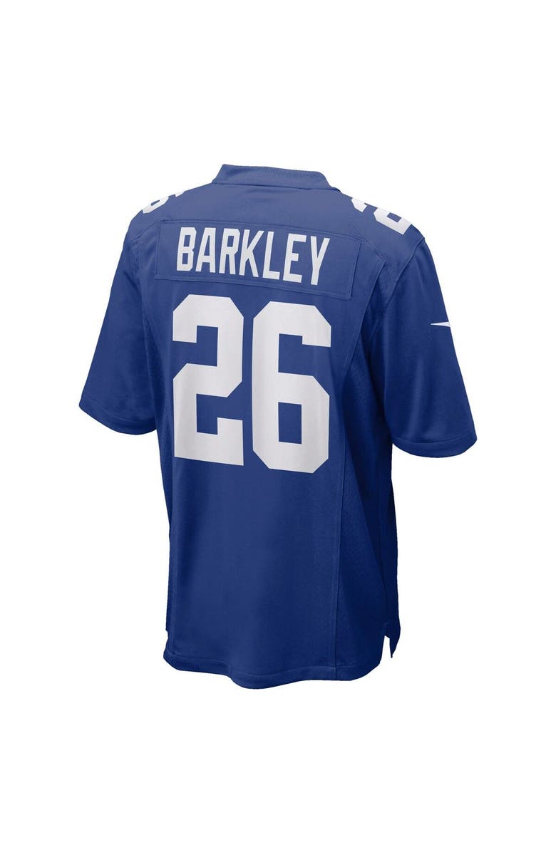 Nike Men's Nike Saquon Barkley Royal New York Giants Game Jersey, Alternate, color, 