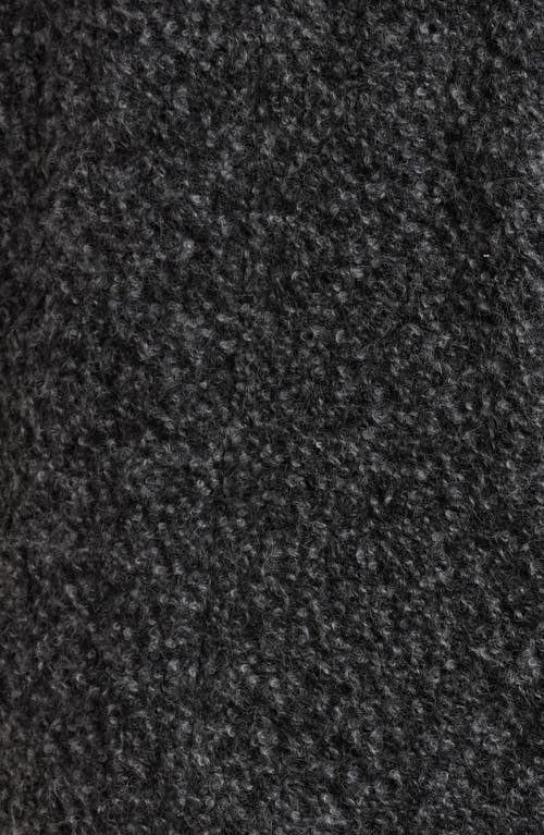 Eileen Fisher Alpaca & Wool Blend Short Coat In Black