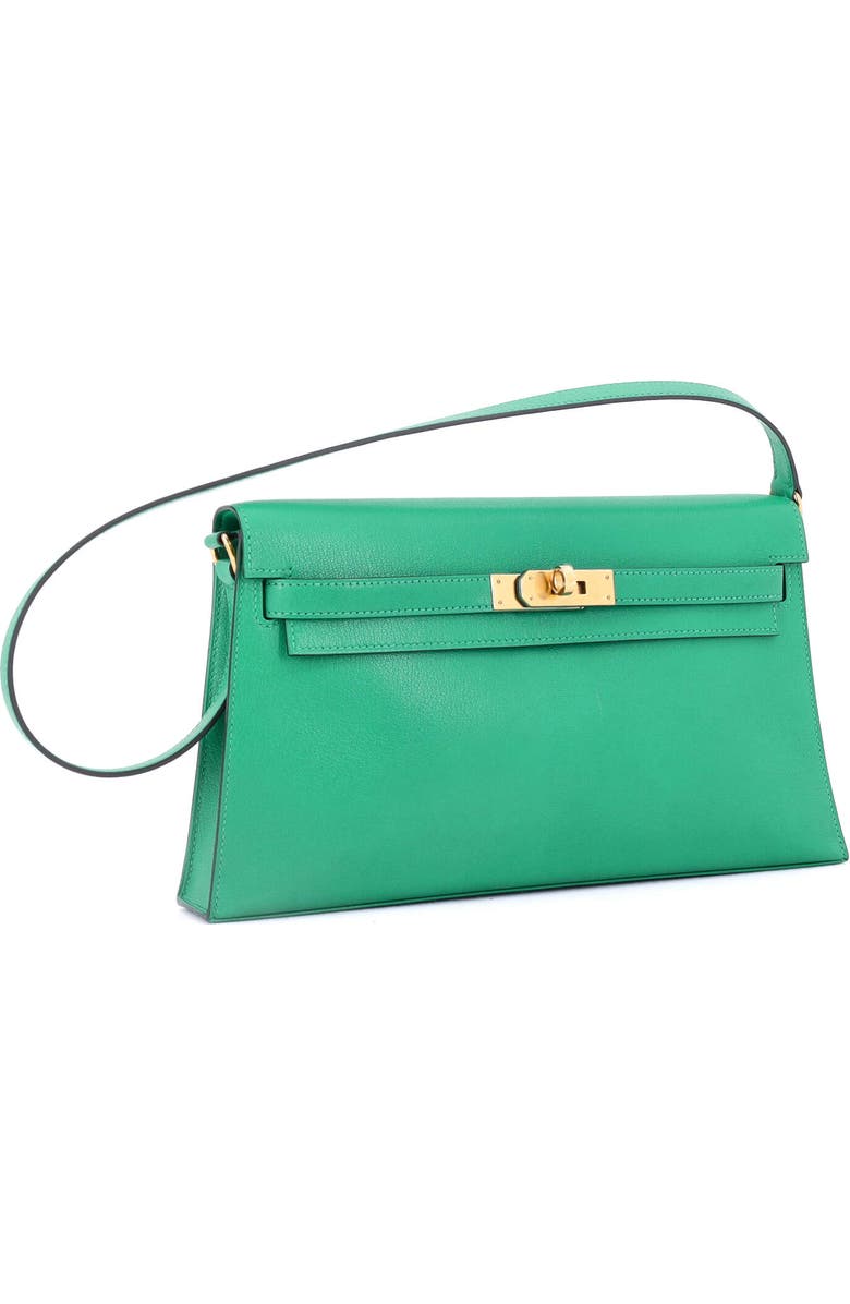 Pre-Owned Hermes Kelly Elan Shoulder Bag Chevre Chamkila, Alternate, color, Menthe