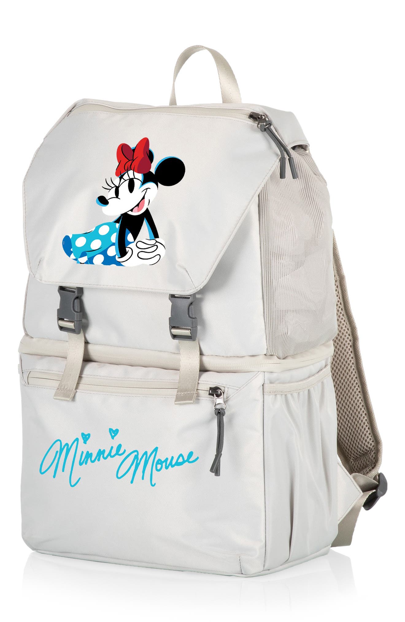 Picnic Time x Disney Minnie Mouse Tarana Cooler Backpack, Alternate, color, Halo Gray