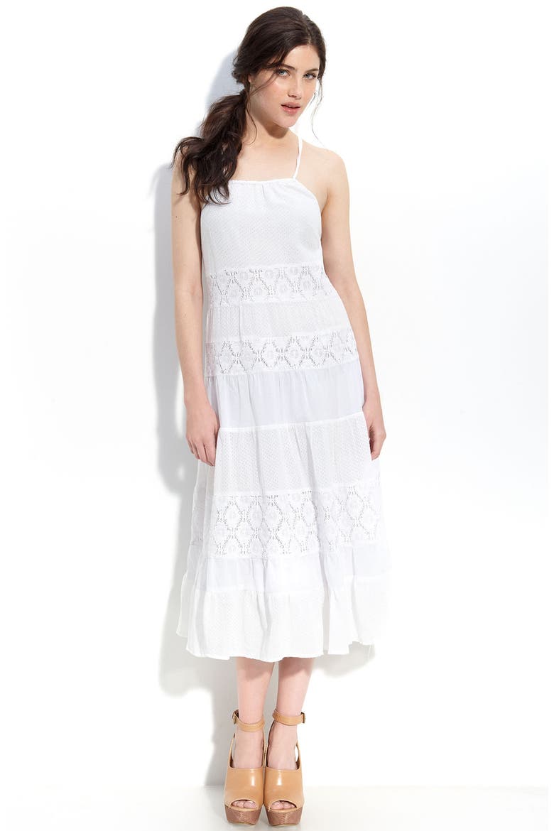 Tiered Lace Dress, Main, color, ICE