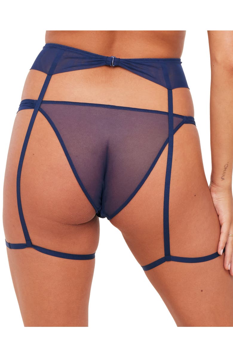 Adore Me Sofia Garter Belt Lingerie, Alternate, color,