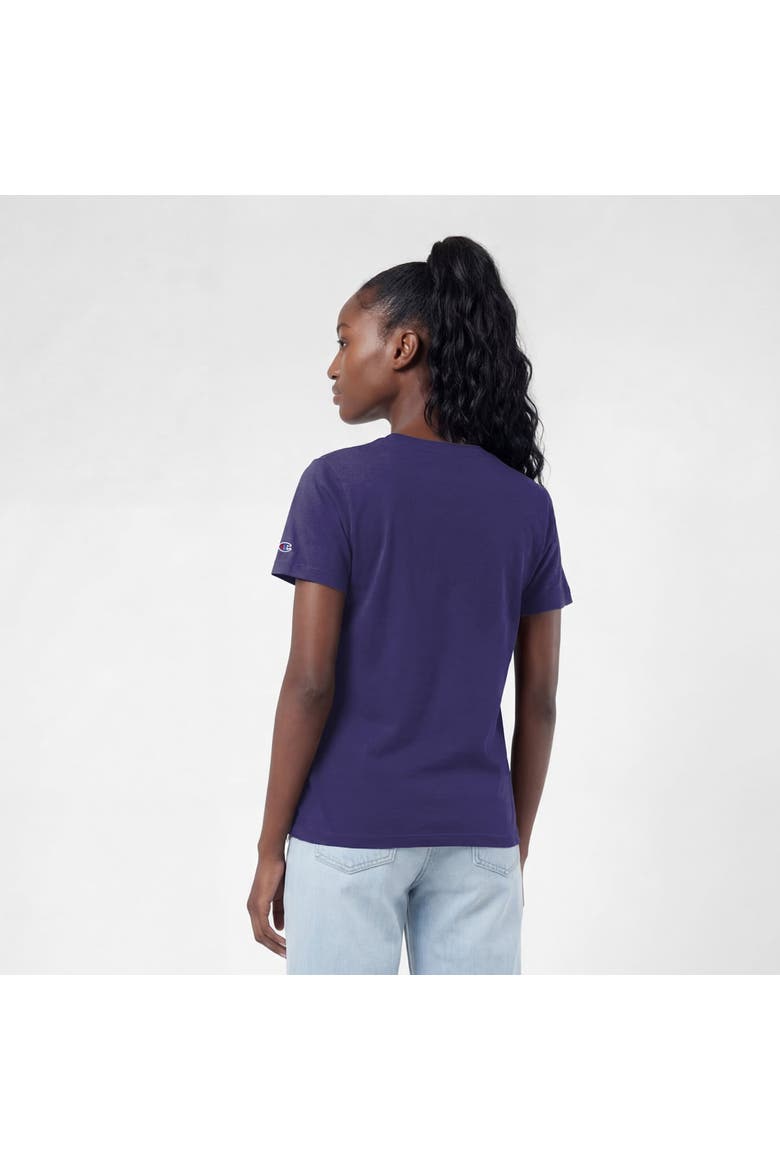 Women's Champion  Purple Baltimore Ravens Logo T-Shirt, Alternate, color, Purple