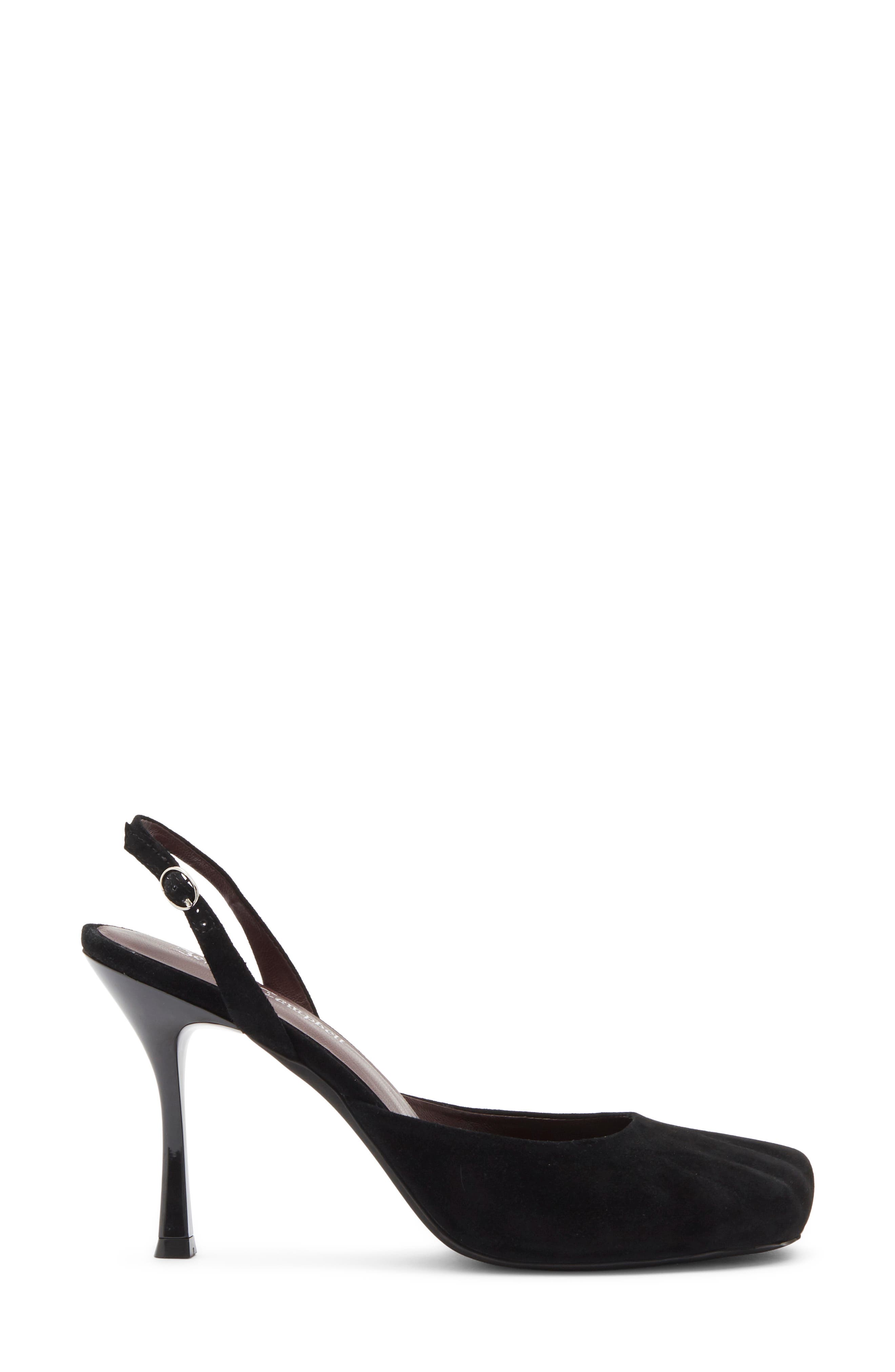 Paws Slingback Pump, Alternate, color, BLACK SUEDE