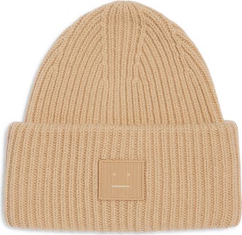 Acne selling Studios Pansy Beanie Melange Grey BNWT