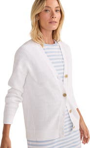 Haven Well Within Organic Cotton Shaker Stitch Cardigan