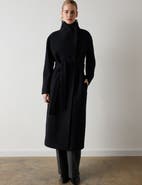 Whistles Funnel Belted Wrap Coat