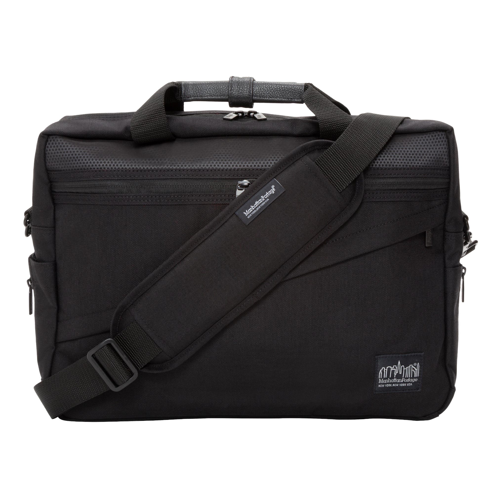 Manhattan Portage Second Avenue Briefcase, Main, color, Black