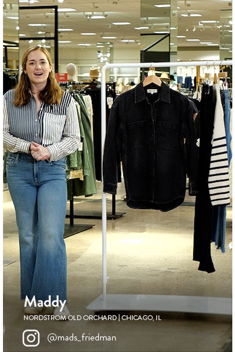 Heavyweight Denim Oversize Button-Up Shirt video