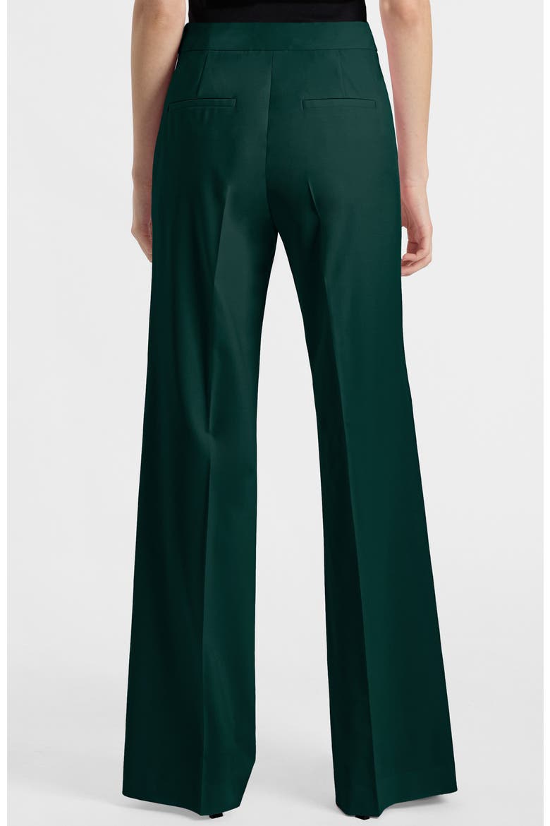 Camila Wide Leg Pant in Soft Stretch Twill, Alternate, color, Evergreen