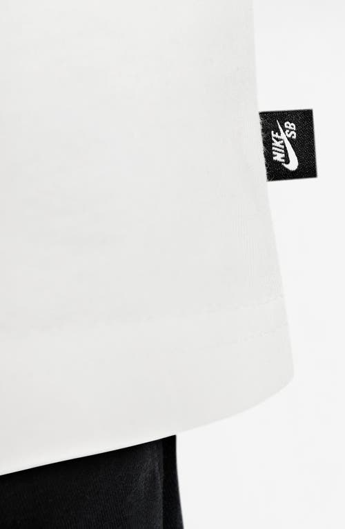 Nike Sb Big Kids' Skate T-shirt In White
