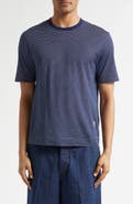 AMI PARIS Classic Fit Stripe T-Shirt