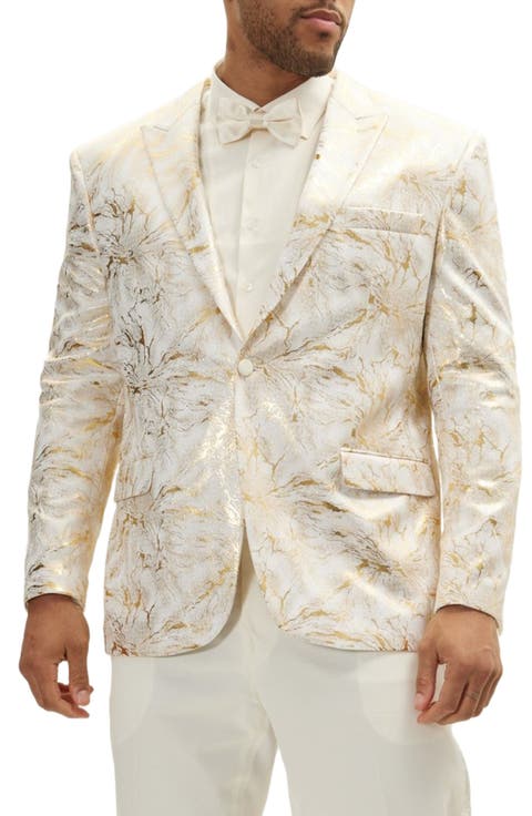The Wet Look Electric Tuxedo Jacket