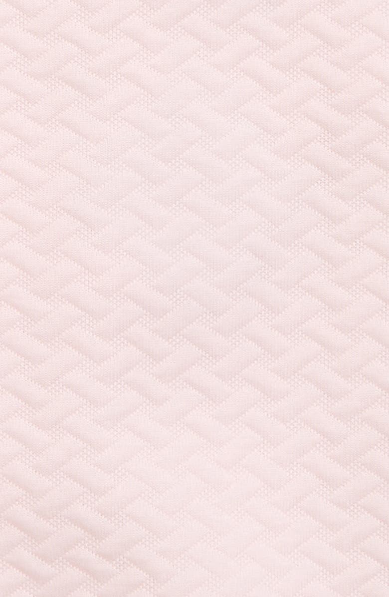 Kissy Kissy Cotton Bodysuit & Jacquard Romper Set, Alternate, color, 