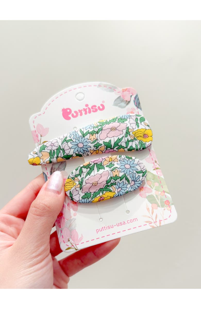 Puttisu Liberty Floral Hair Clip Set of 6, Alternate, color, Wildflower Mix