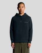 Lyle & Scott Script Long Sleeve Knitted Hoodie