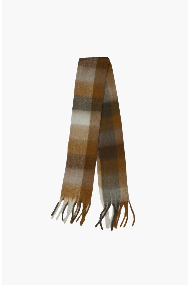 Gisela Scarf, Main, color, Plaid Brown / White