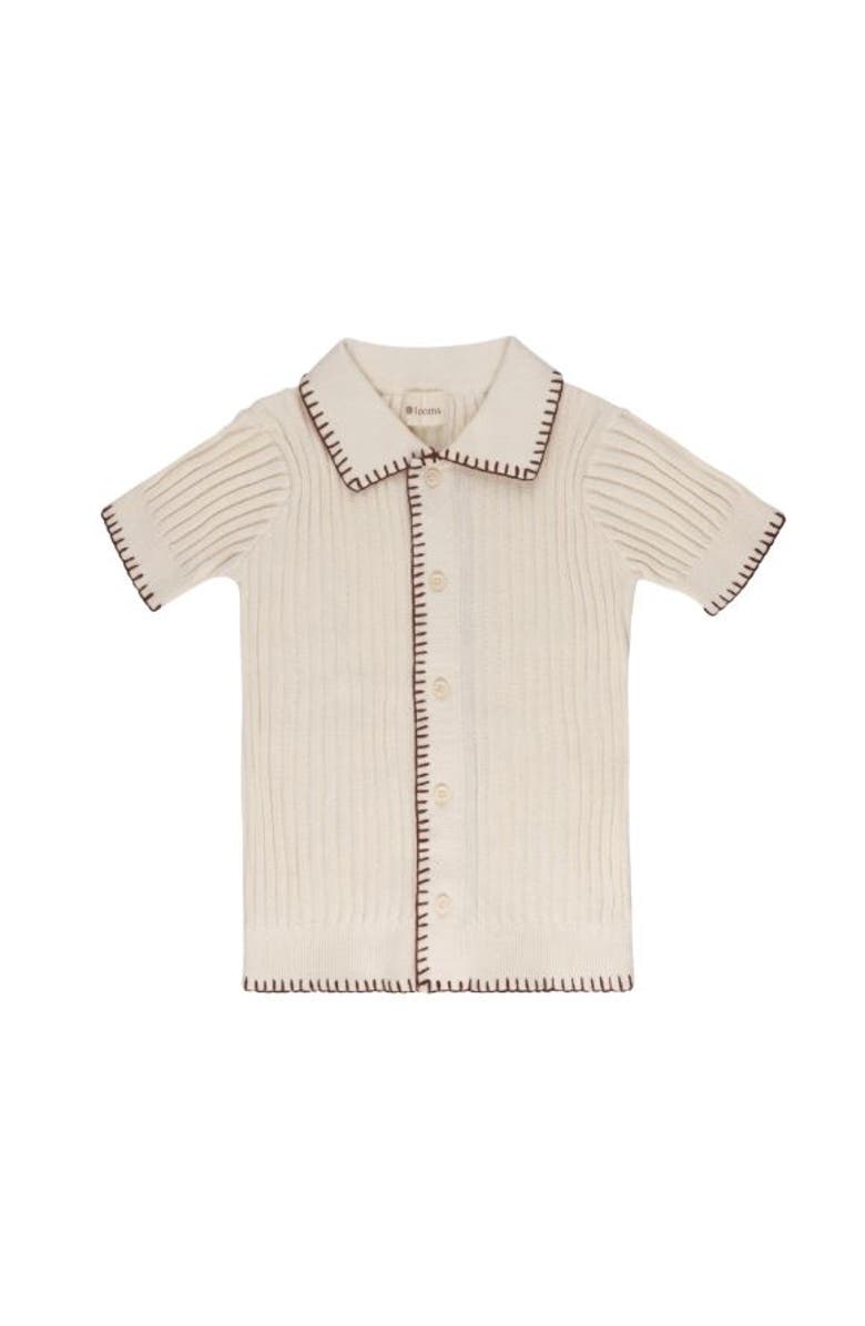 Ely's & Co. Looms Stitch Collection - Whip Knit Top, Main, color, Natural