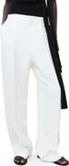 MANGO Pleated Straight Leg Pants