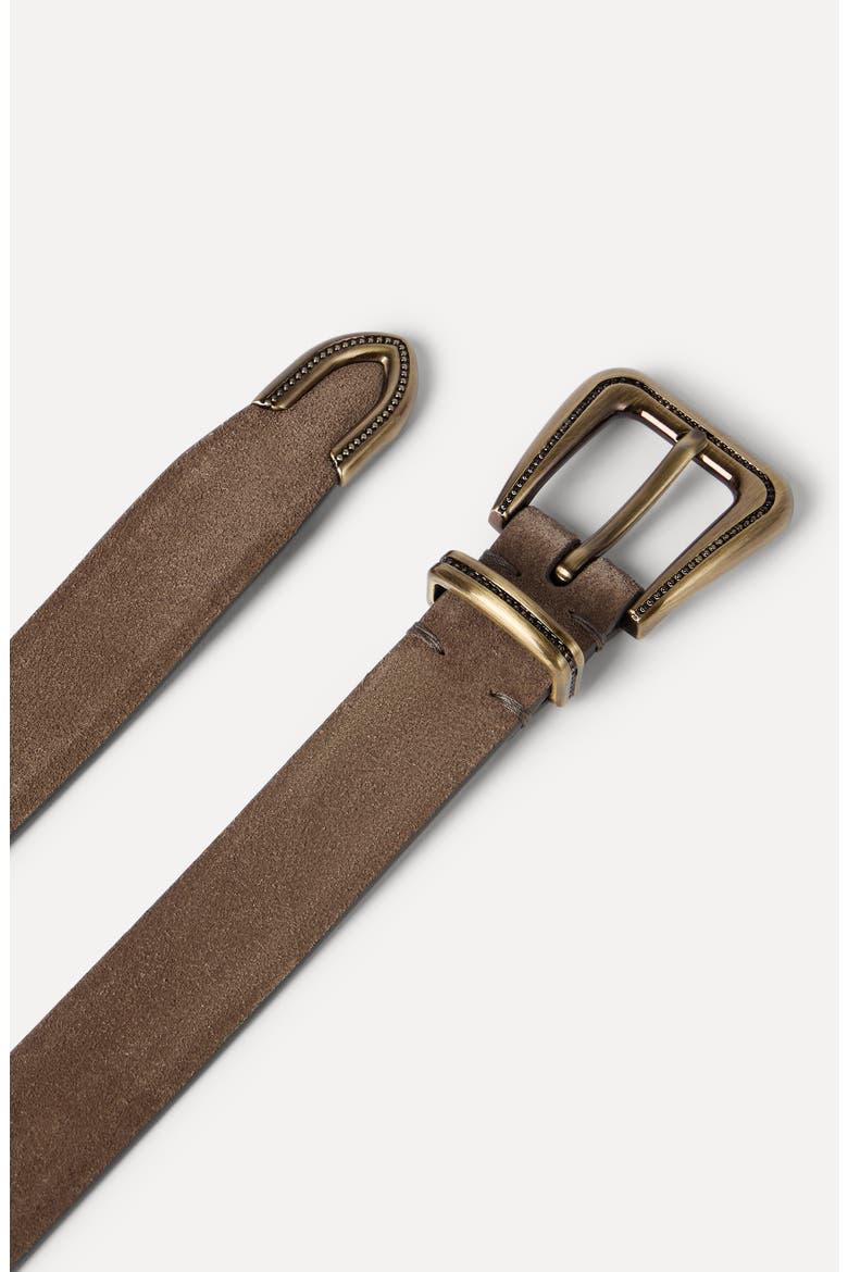Suede belt, Alternate, color, Light Brown