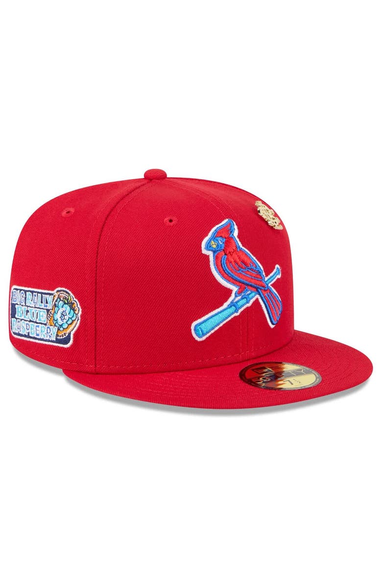 New Era Men's New Era  Red St. Louis Cardinals 2025 Big League Chew 59FIFTY Fitted Hat, Alternate, color, 