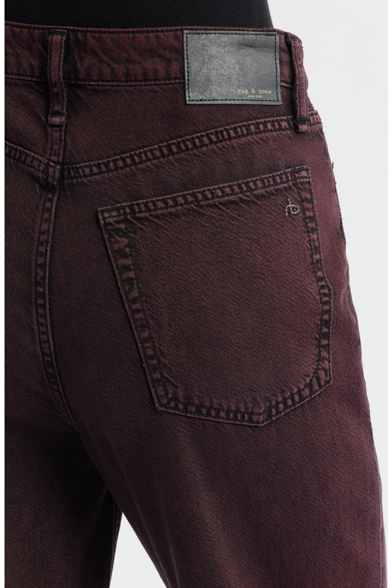 Featherweight Logan Mid Rise Wide Leg Jeans, Alternate, color, BROWN/ PLUM