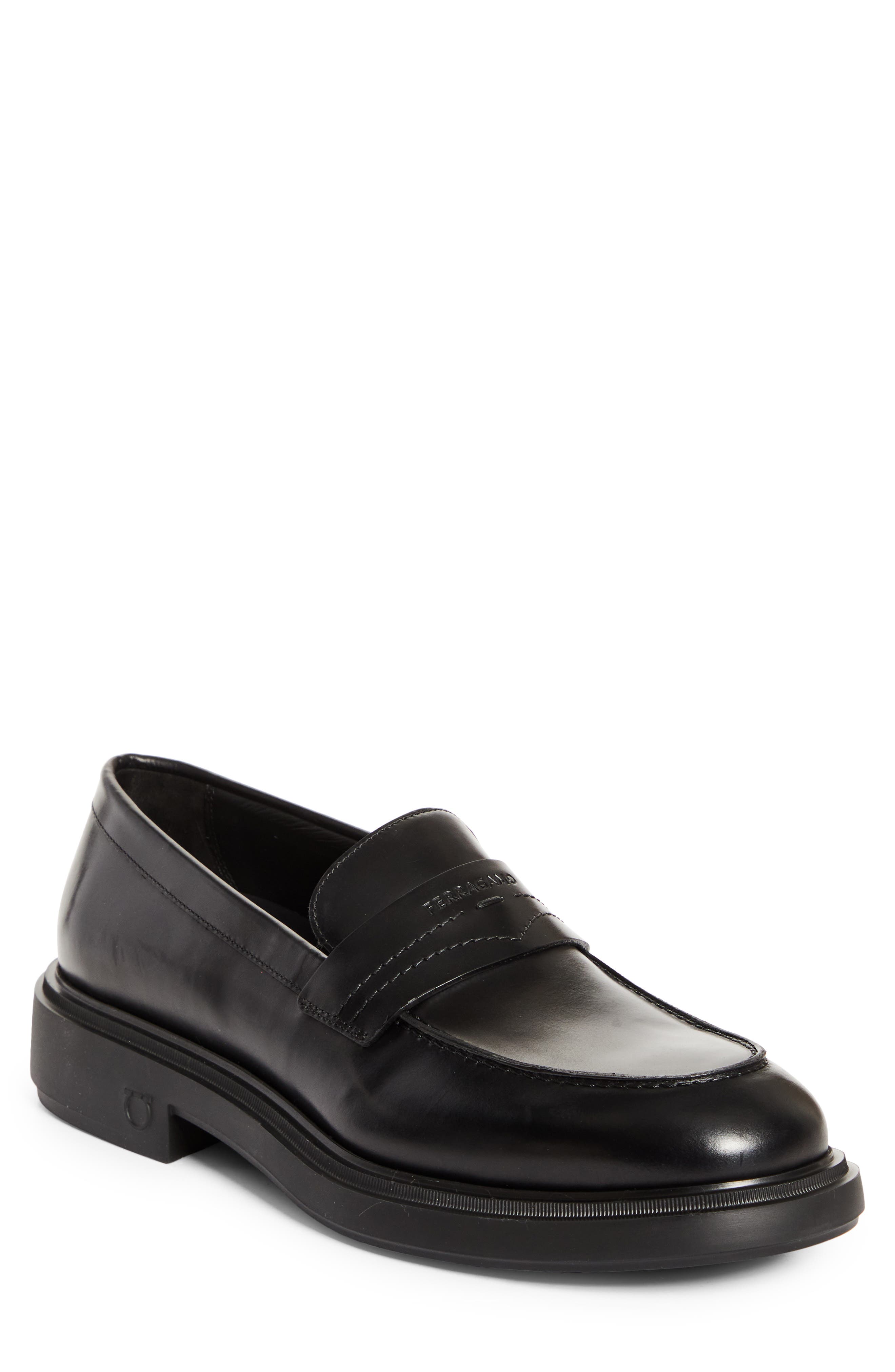FERRAGAMO Caligola Penny Loafer, Main, color, 