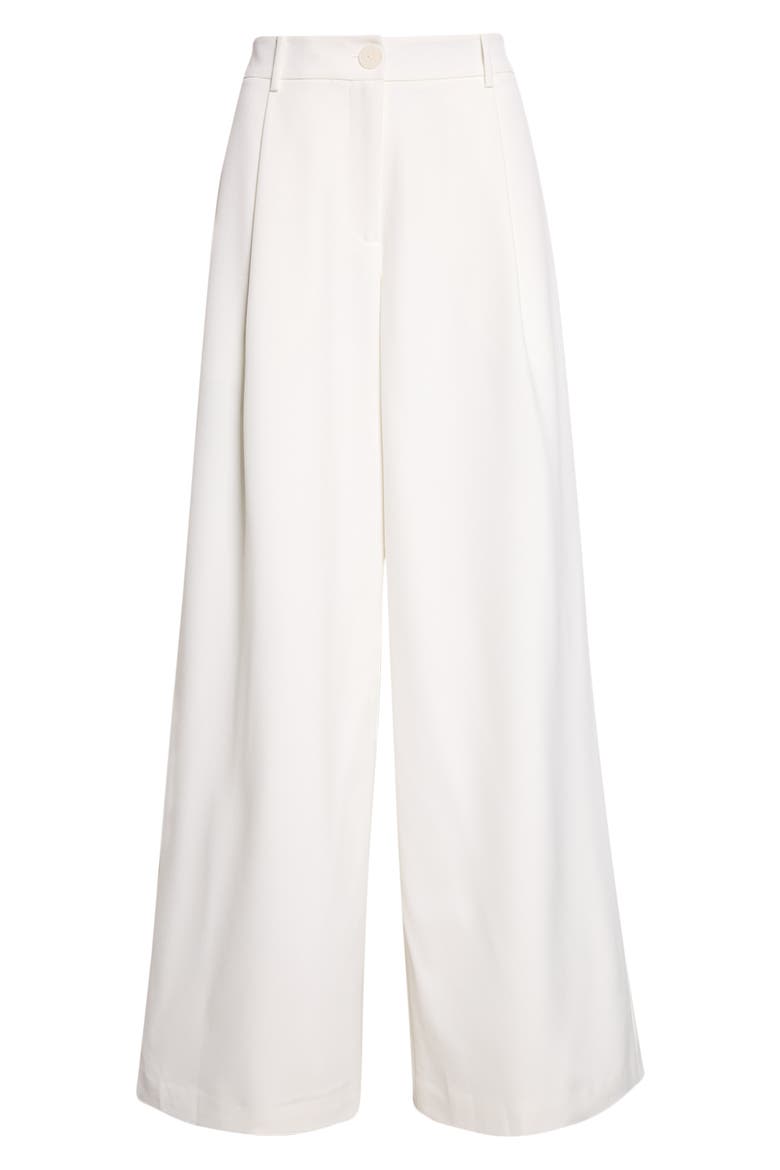 Solara Pleat Front Wide Leg Pants, Alternate, color, OPTIC