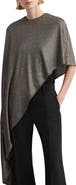 MANGO Asymmetric Lurex Cape