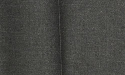 Zanella Devon Flat Front Wool Dress Pants In Green