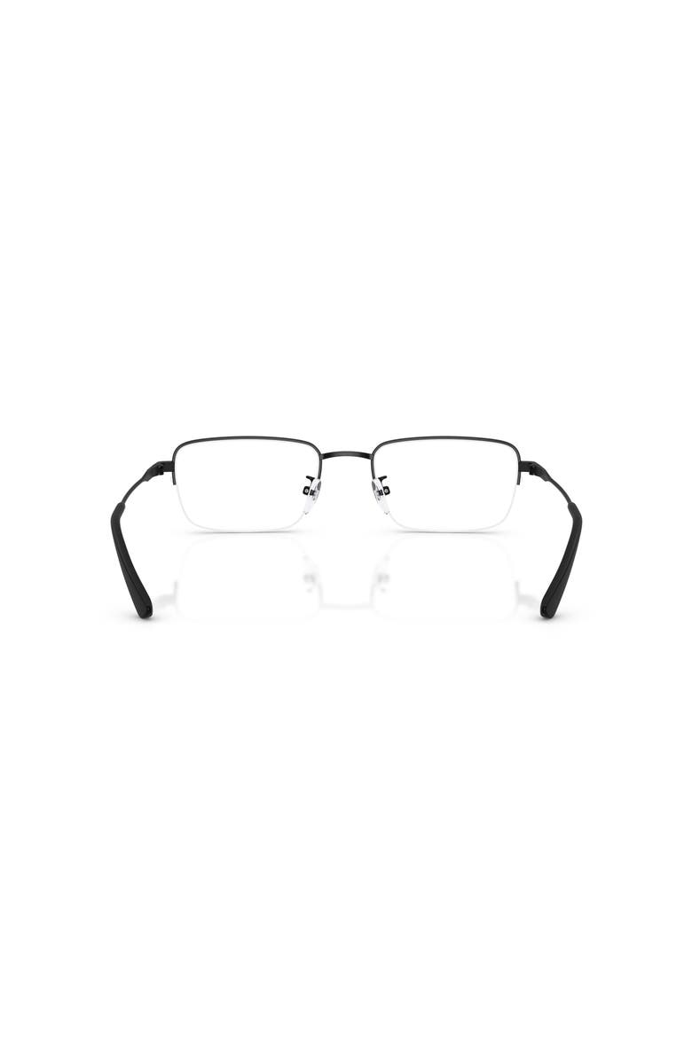 54mm Rectangle optical glasses, Alternate, color, Black