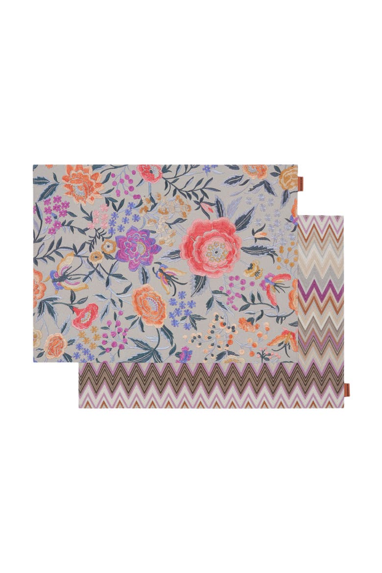 Pair Of Papermat Placemats 35x48 Cm, Alternate, color, Red