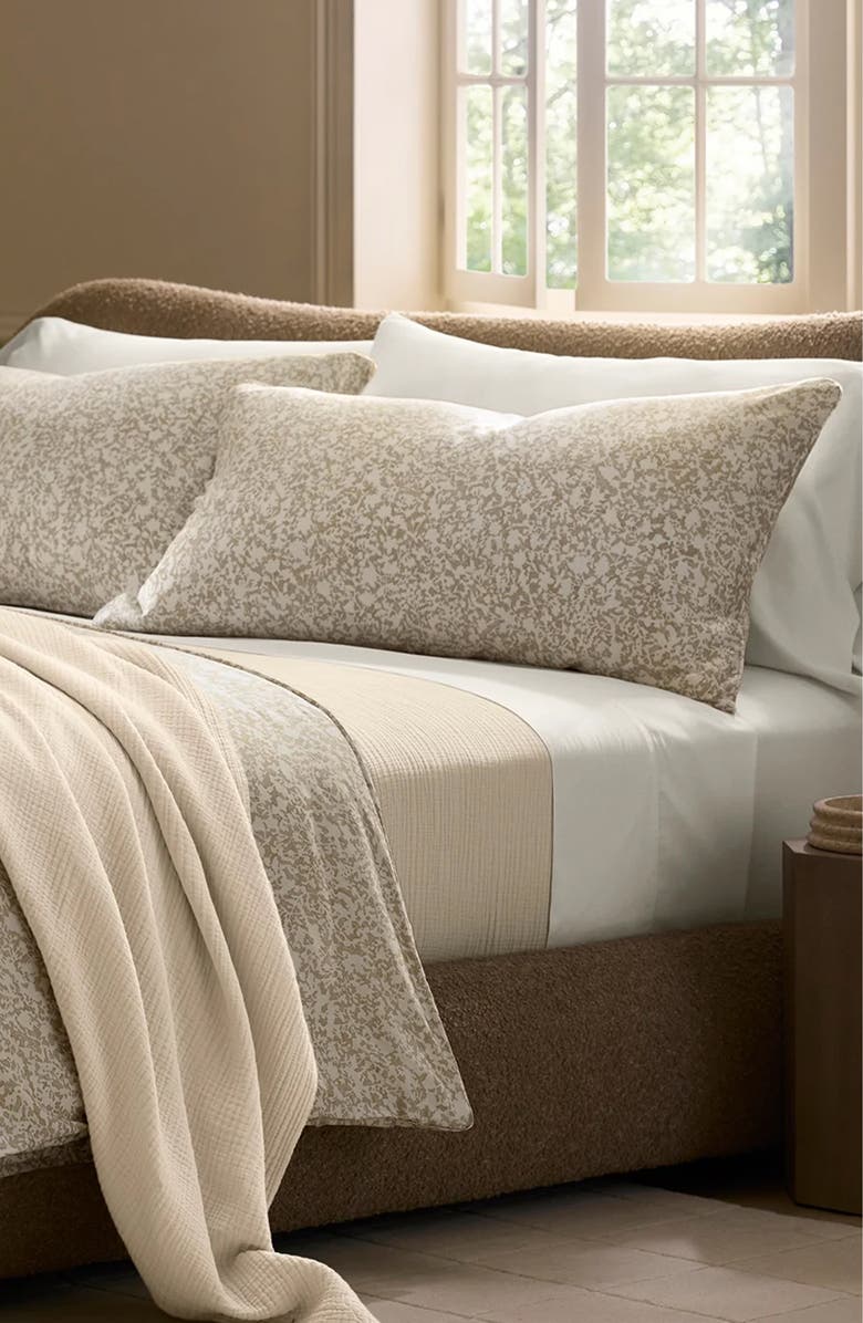 Boll & Branch Signature Garden Comforter Set, Alternate, color, Oak