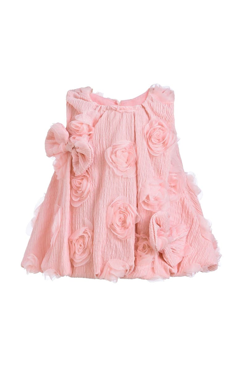 Tulleen Bow Flower Sleeveless Dress, Main, color,