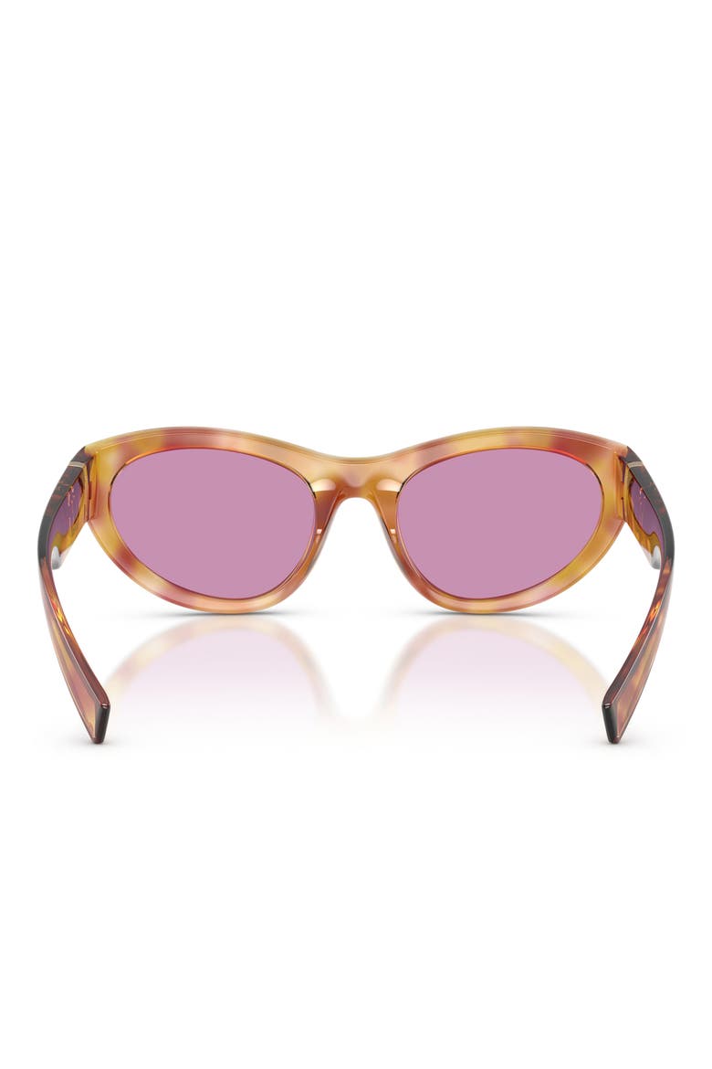 54mm Cat Eye Sunglasses, Alternate, color, VIOLET HAVANA / PURPLE