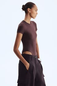 H&M Short-sleeved microfiber bodysuit
