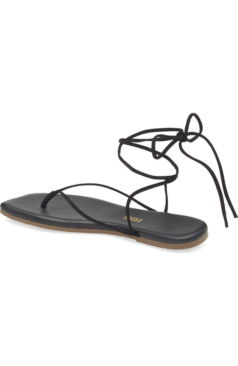 TKEES Lilu Ankle Wrap Sandal, Alternate, color, Sable