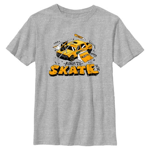 Boy's Hot Wheels Born To Skate  Graphic T-Shirt