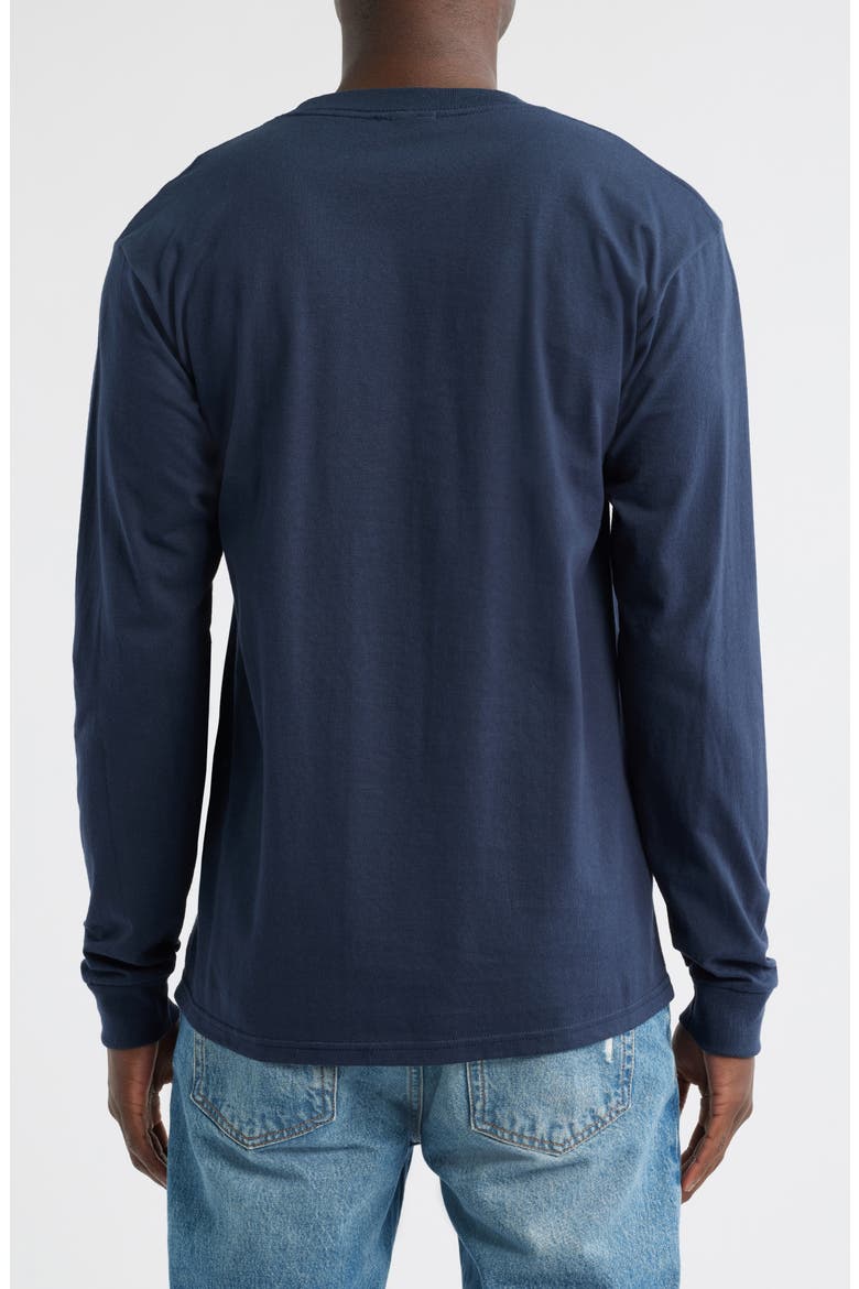 Go-To Embroidered Long Sleeve T-Shirt, Alternate, color, NAVY