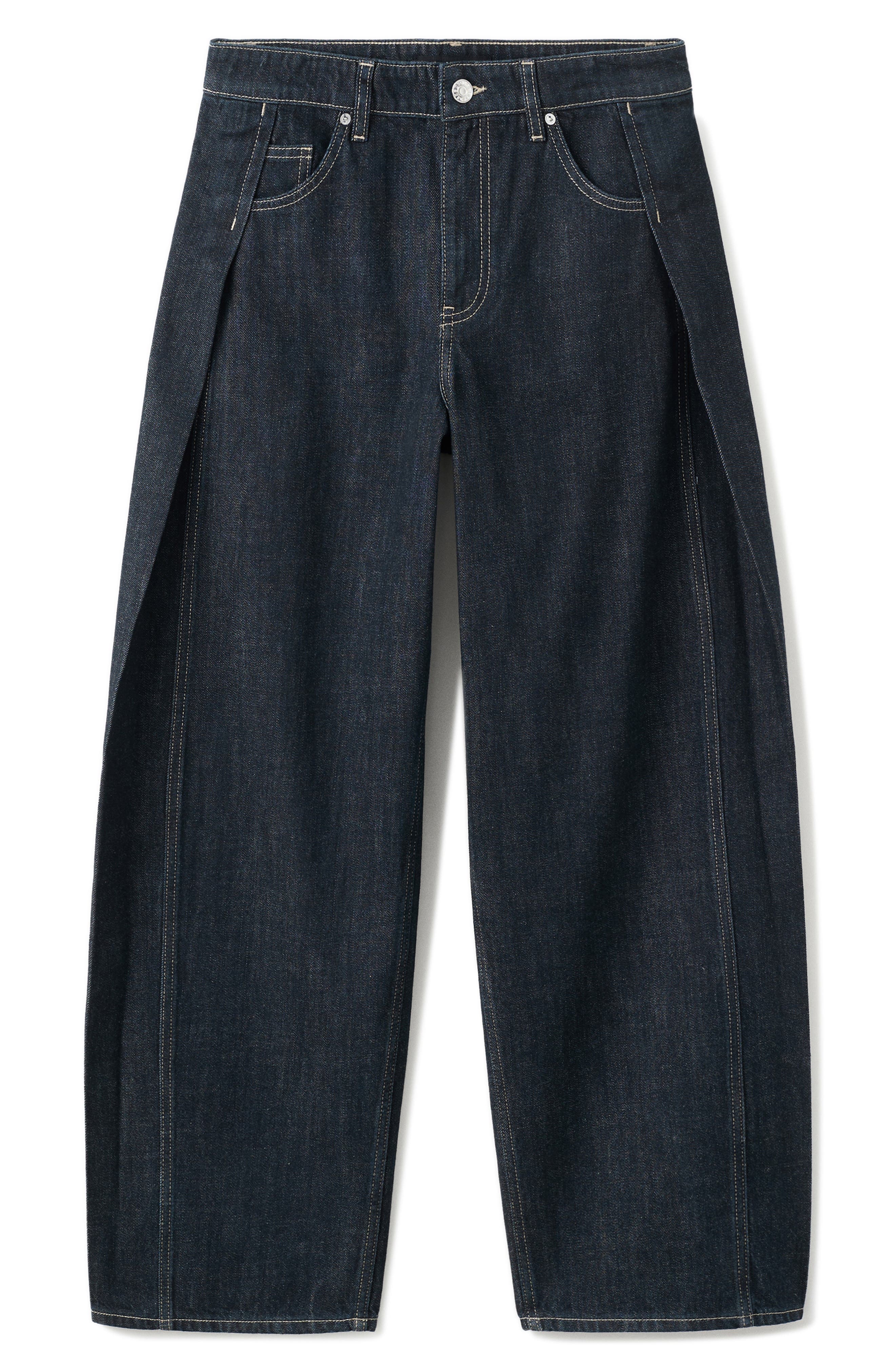 Mid Rise Balloon Jeans